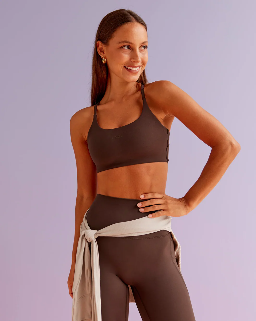 Twist Sports Bra (Hot Chocolate)